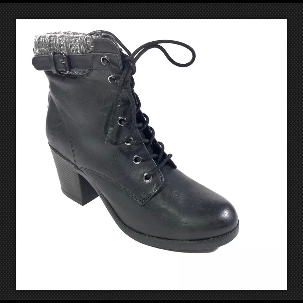• 🆕 MIA George Women's Heeled Lace Up Boots